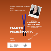 Plakato aut. Aida Vėželienė